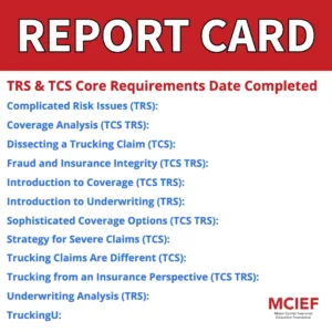 Photo of a report card